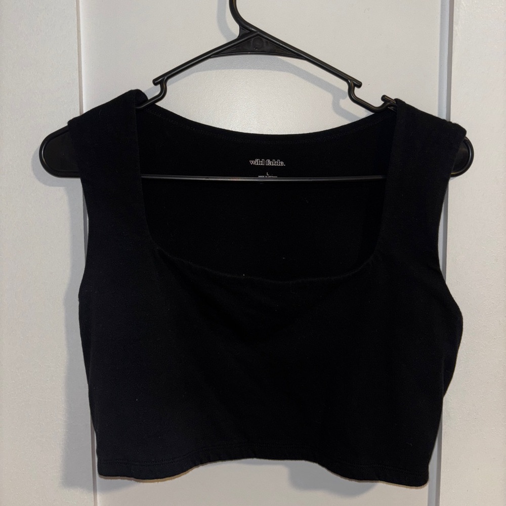 Wild Fable Classic Black Tank Top